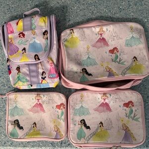 Disney Princess pottery barn travel set and dop bathroom hanging kit